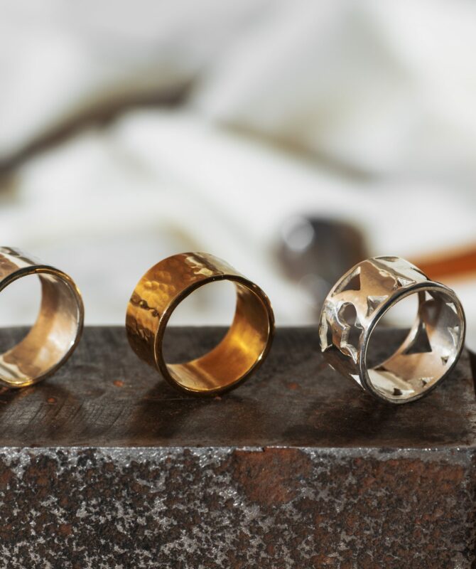 Anello martellato deals